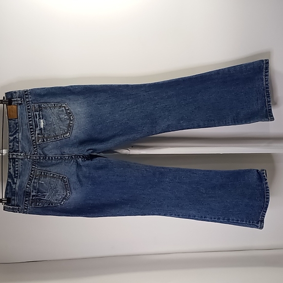 aeropostale Distressed Bootcut Blue Jeans Size 13/14 Reg - Picture 3 of 16